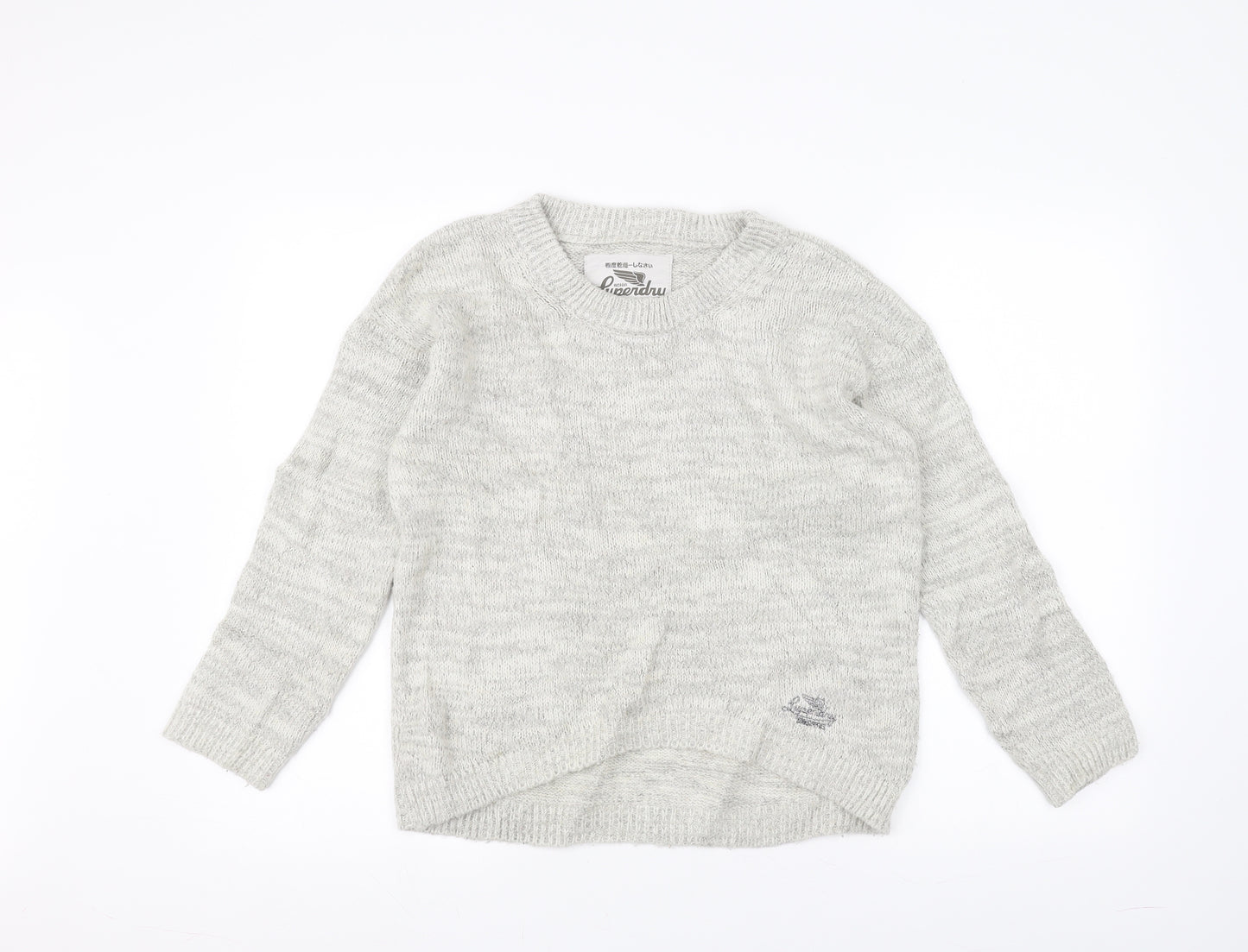 Superdry Womens White   Pullover Jumper Size M