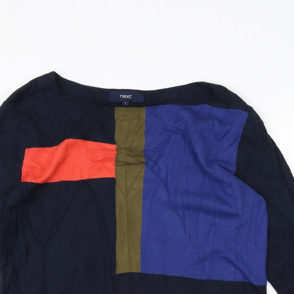 NEXT Womens Blue   Pullover Jumper Size 14