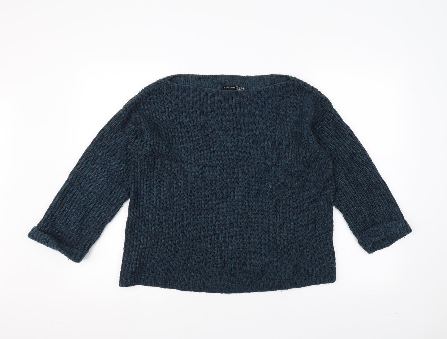 Atmosphere Womens Blue  Knit Pullover Jumper Size 8