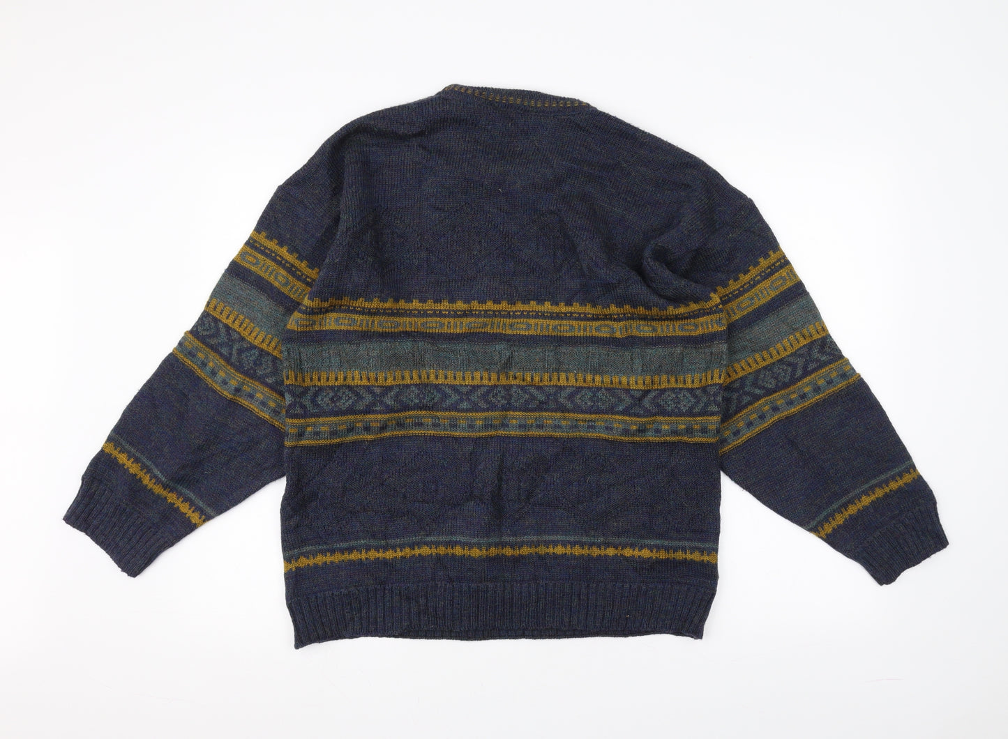 Pegasus Womens Blue  Knit Pullover Jumper Size M