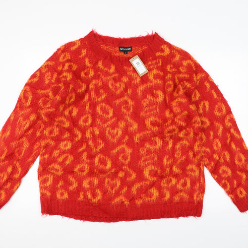 PRETTYLITTLETHING Womens Red   Pullover Jumper Size M