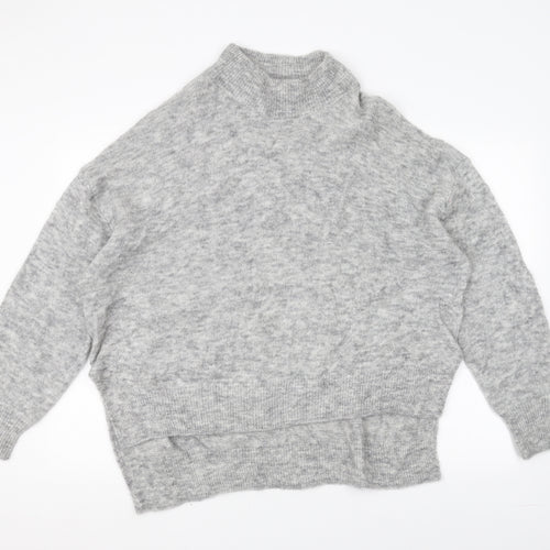 H&M Womens Grey  Knit Pullover Jumper Size M