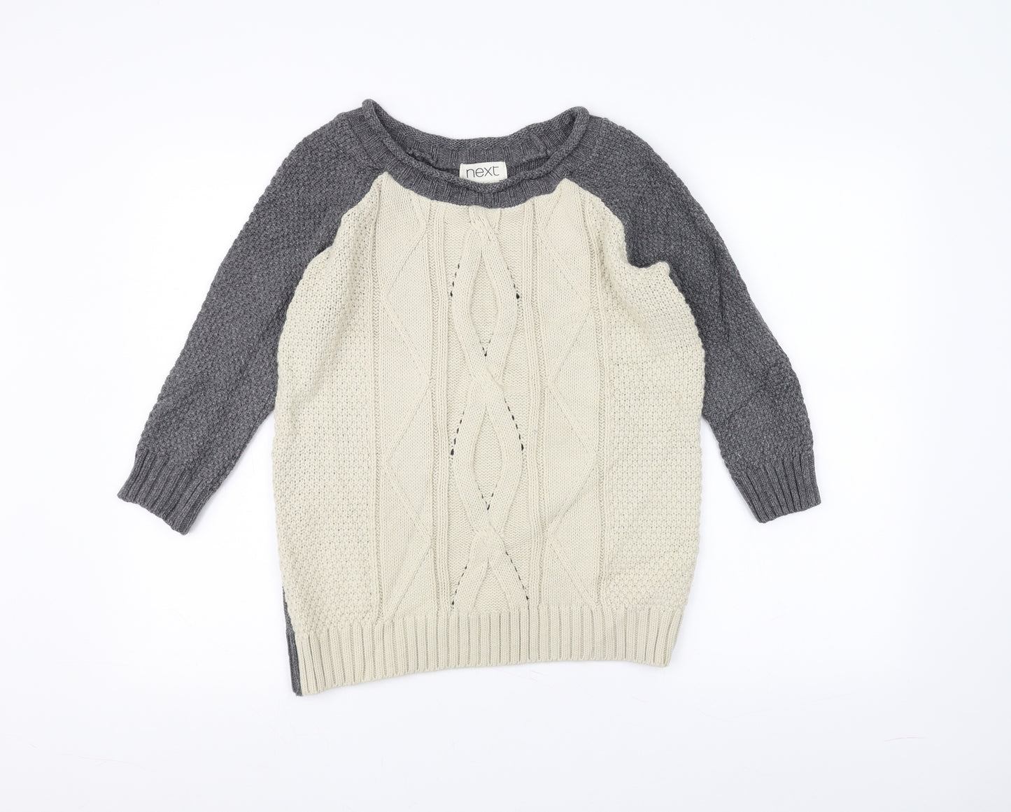 NEXT Womens White   Pullover Jumper Size 12