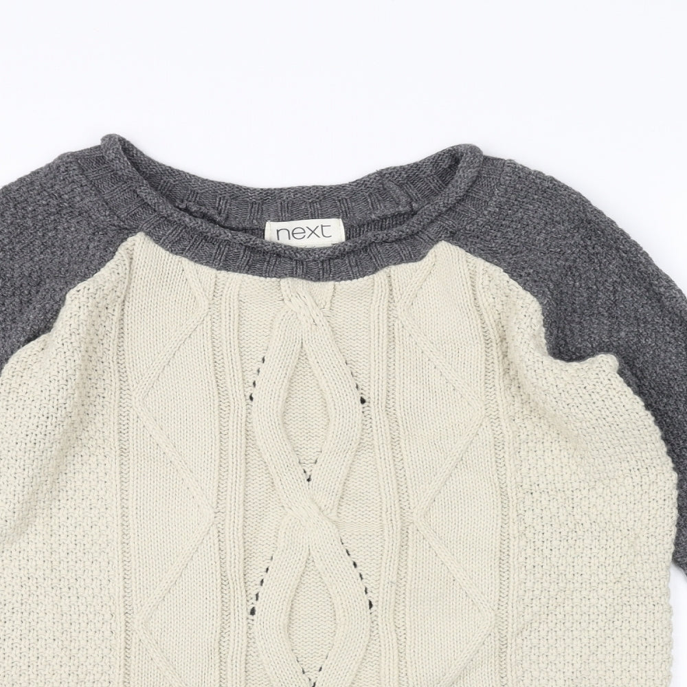 NEXT Womens White   Pullover Jumper Size 12