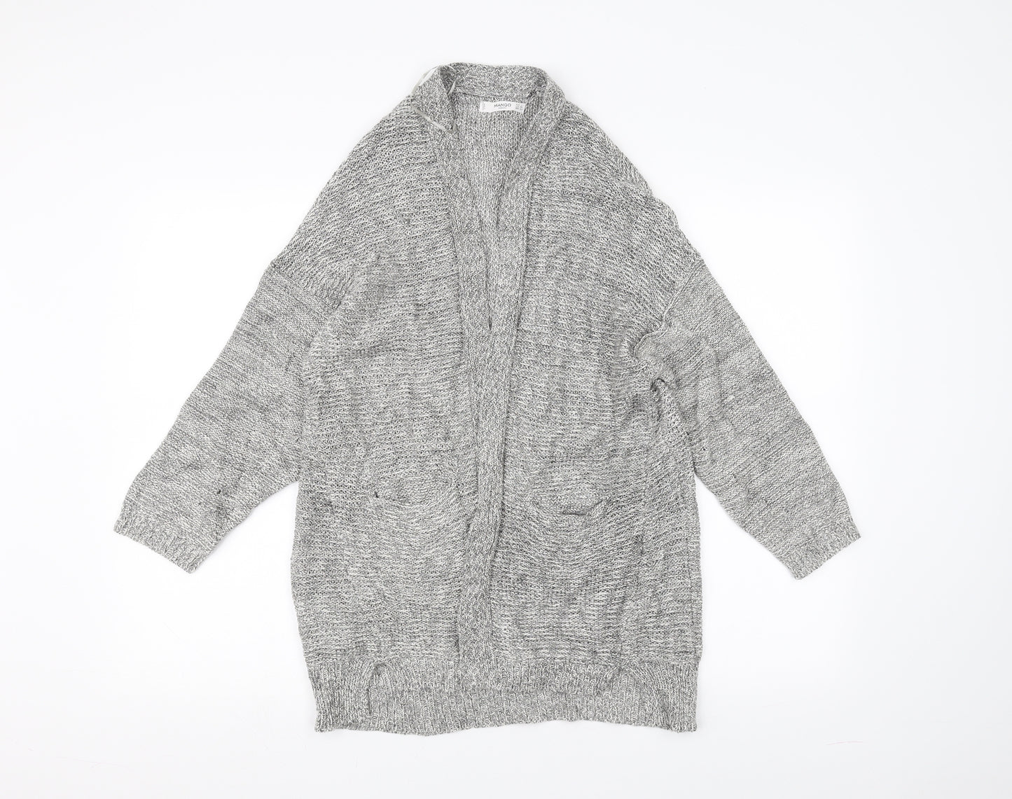 Mango Womens Grey   Cardigan Jumper Size S