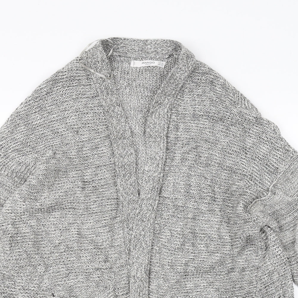 Mango Womens Grey   Cardigan Jumper Size S