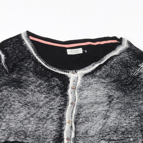 Numph Womens Black   Cardigan Jumper Size L