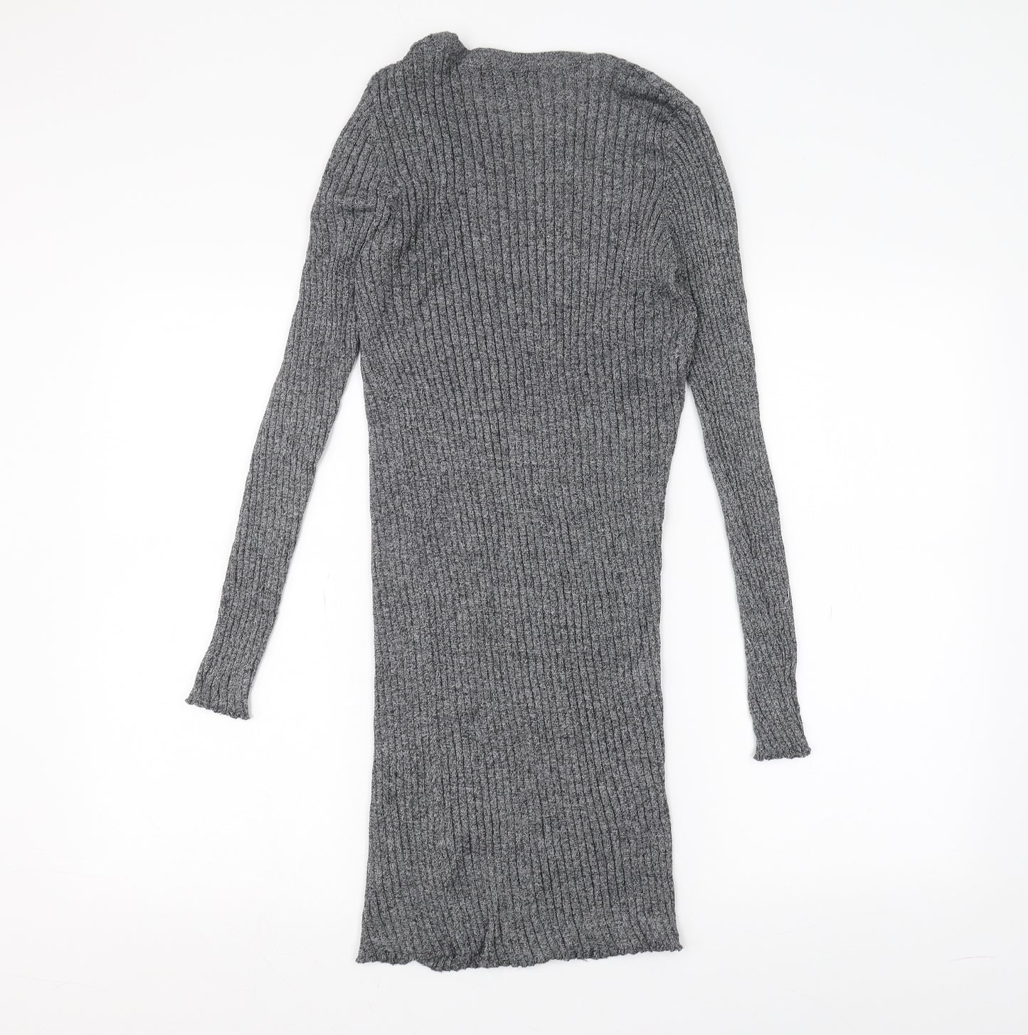 Brave Soul Womens Grey   Cardigan Jumper Size S