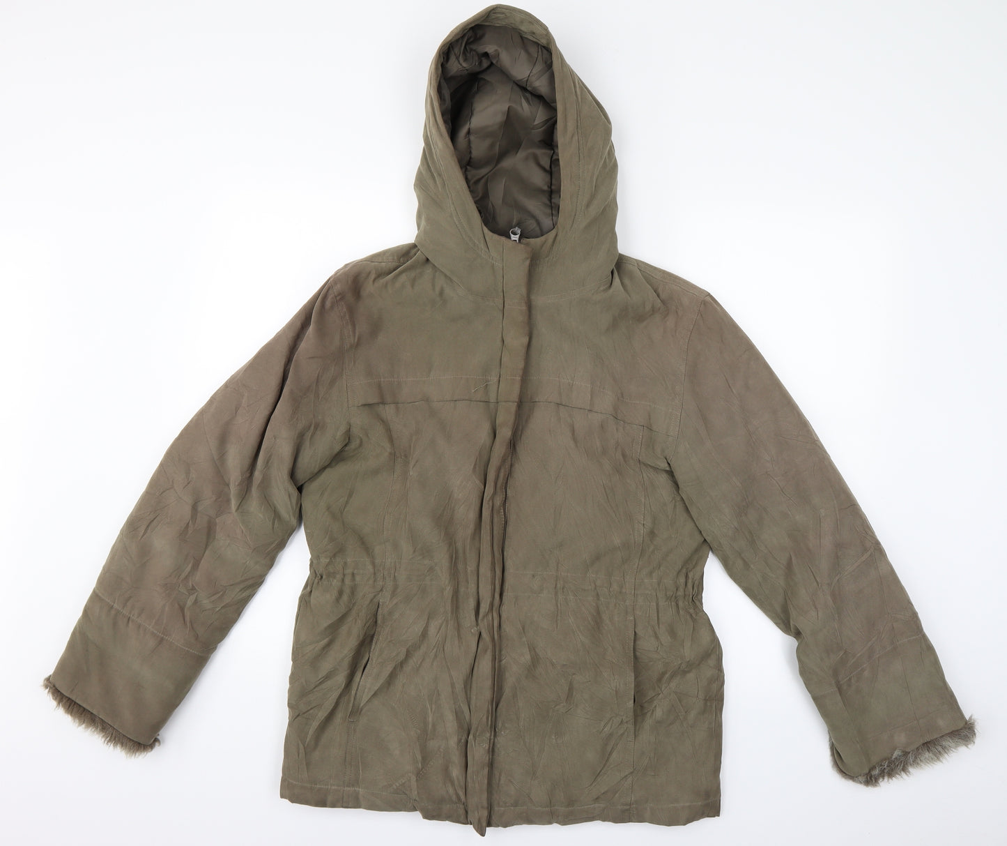 NEXT Womens Green   Anorak Coat Size 8