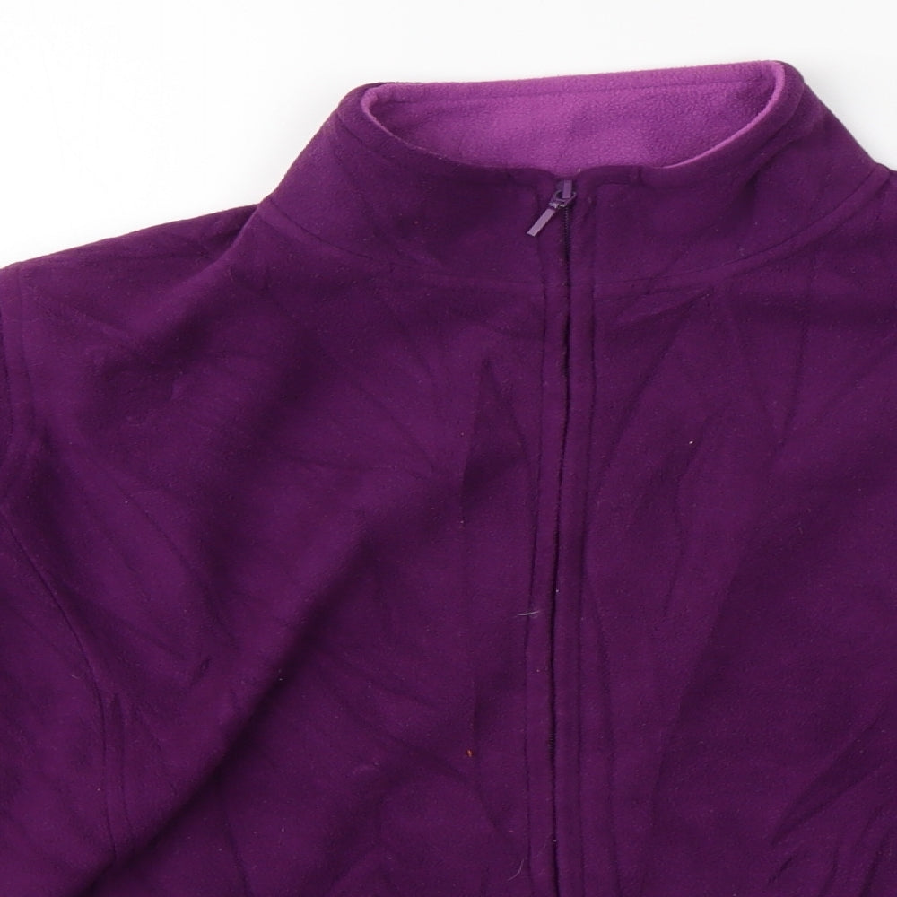 EWM Womens Purple   Full Zip Jumper Size 18