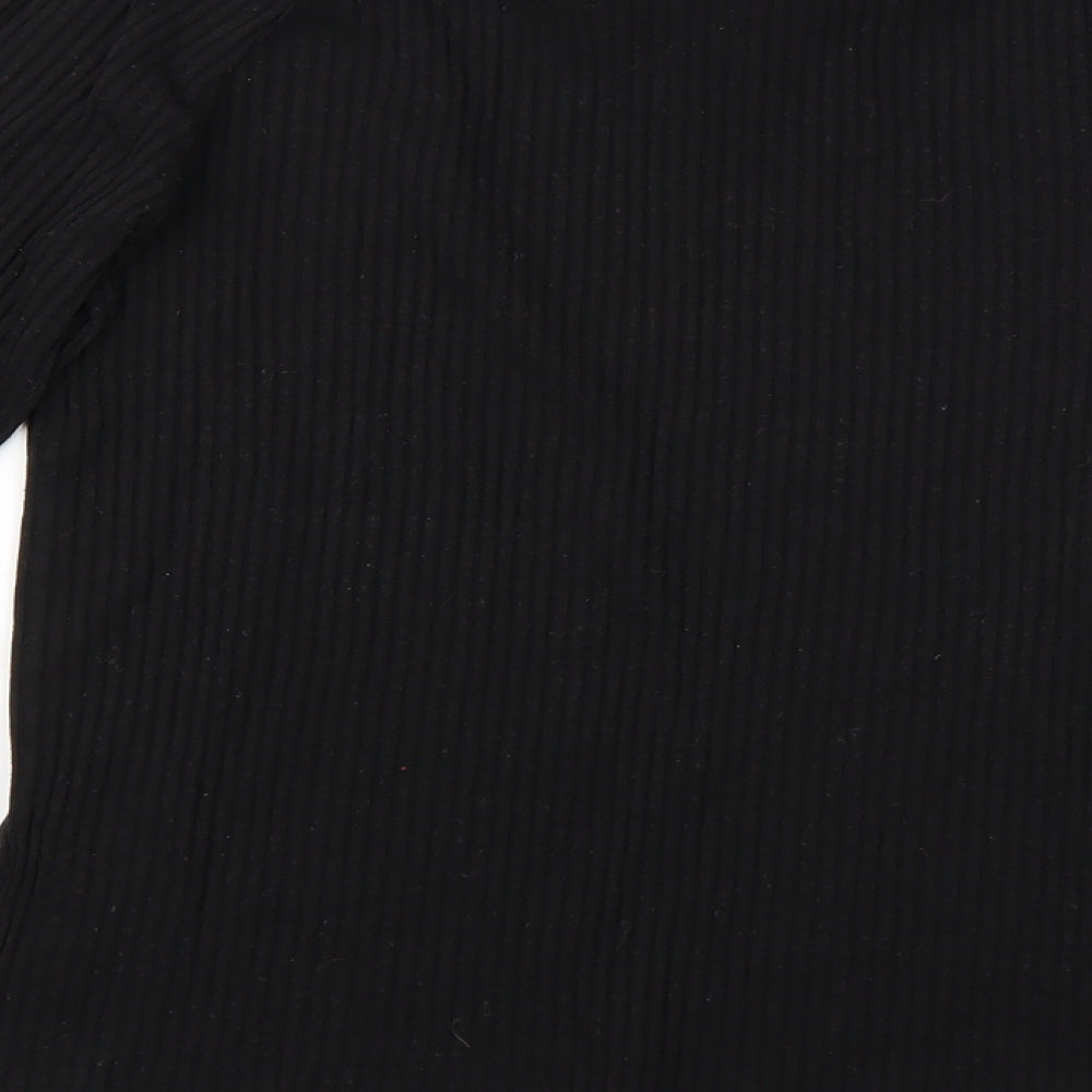 Brave Soul Womens Black   Pullover Jumper Size M
