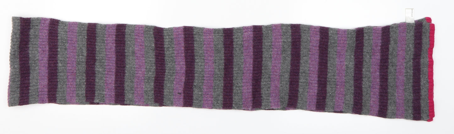 John Lewis  Purple Striped   Scarf