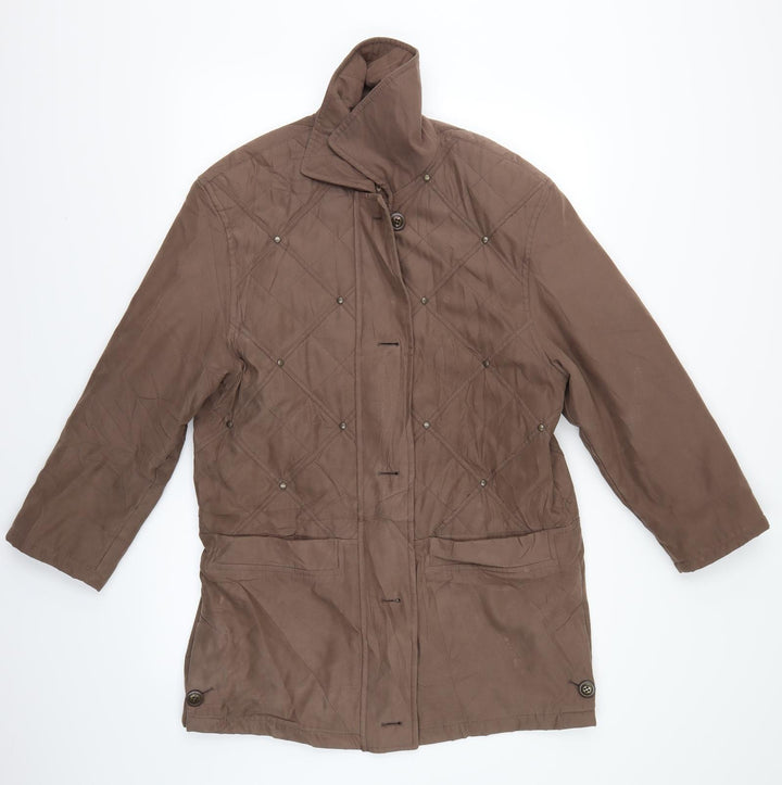kiretta Womens Brown Jacket Coat Size 8