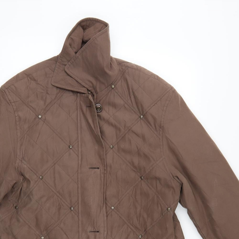 kiretta Womens Brown   Jacket Coat Size 8