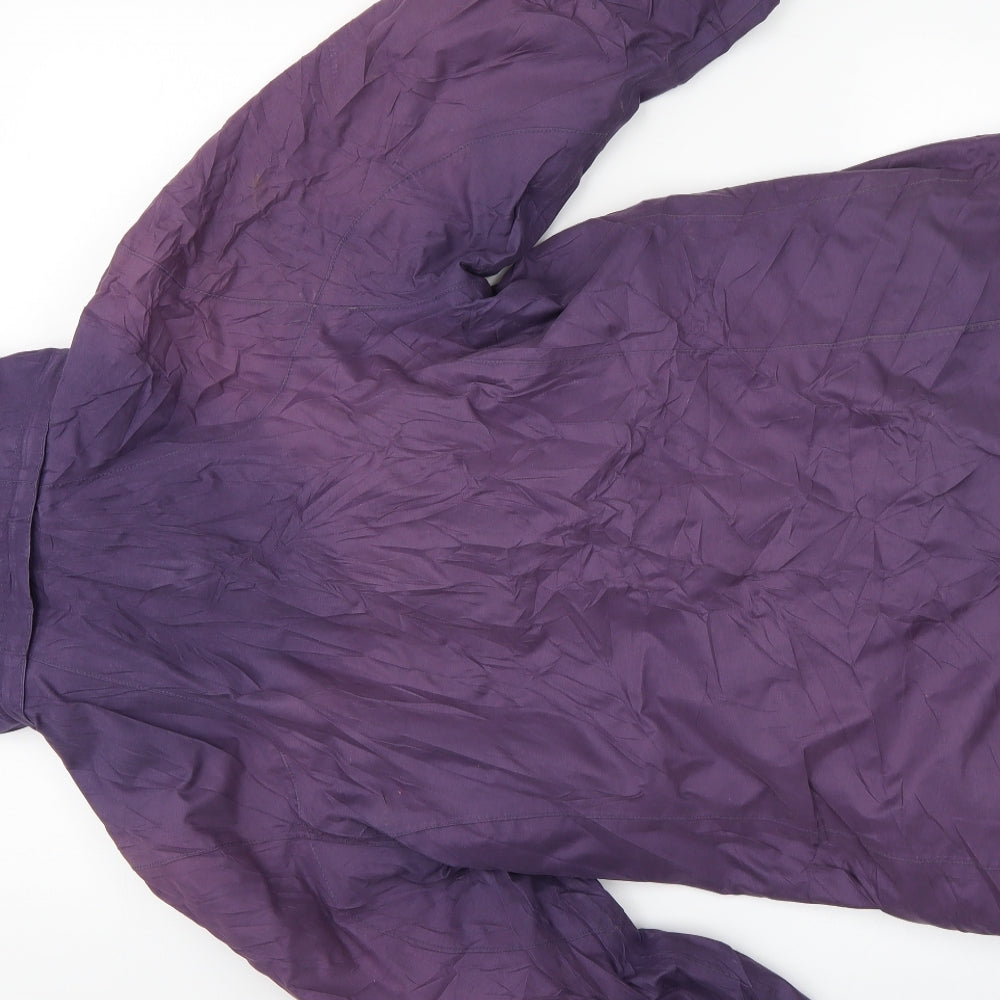 TOG 24 Womens Purple   Rain Coat Coat Size 8