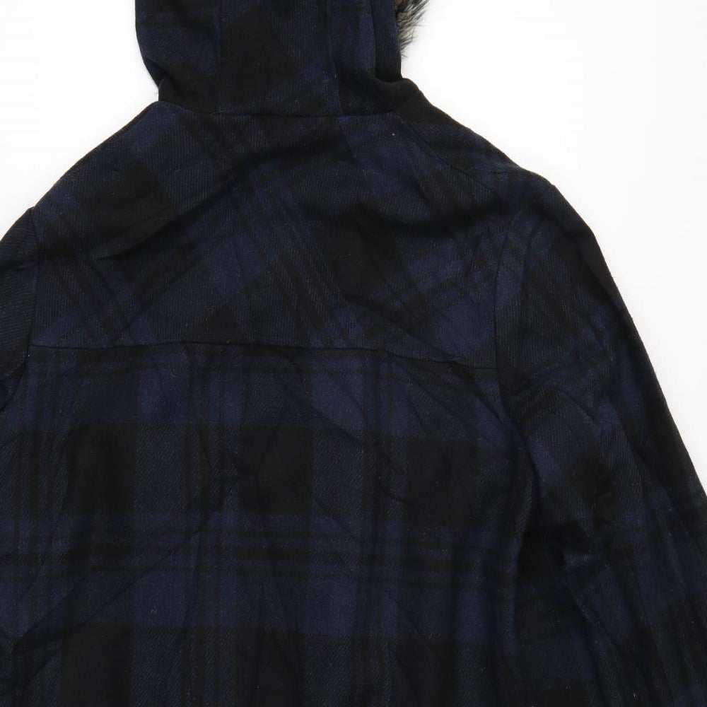 F&F Womens Blue Plaid  Jacket Coat Size 22