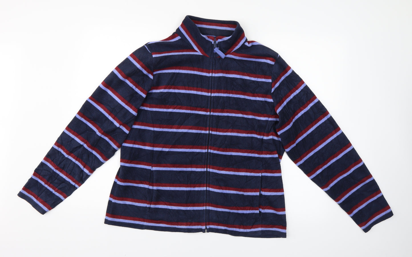 m&s woman Womens Blue Striped  Pullover Jumper Size 18