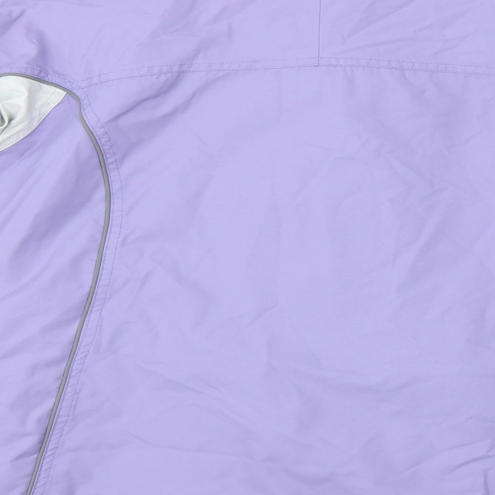 voodoo dolls Womens Purple   Rain Coat Coat Size XS