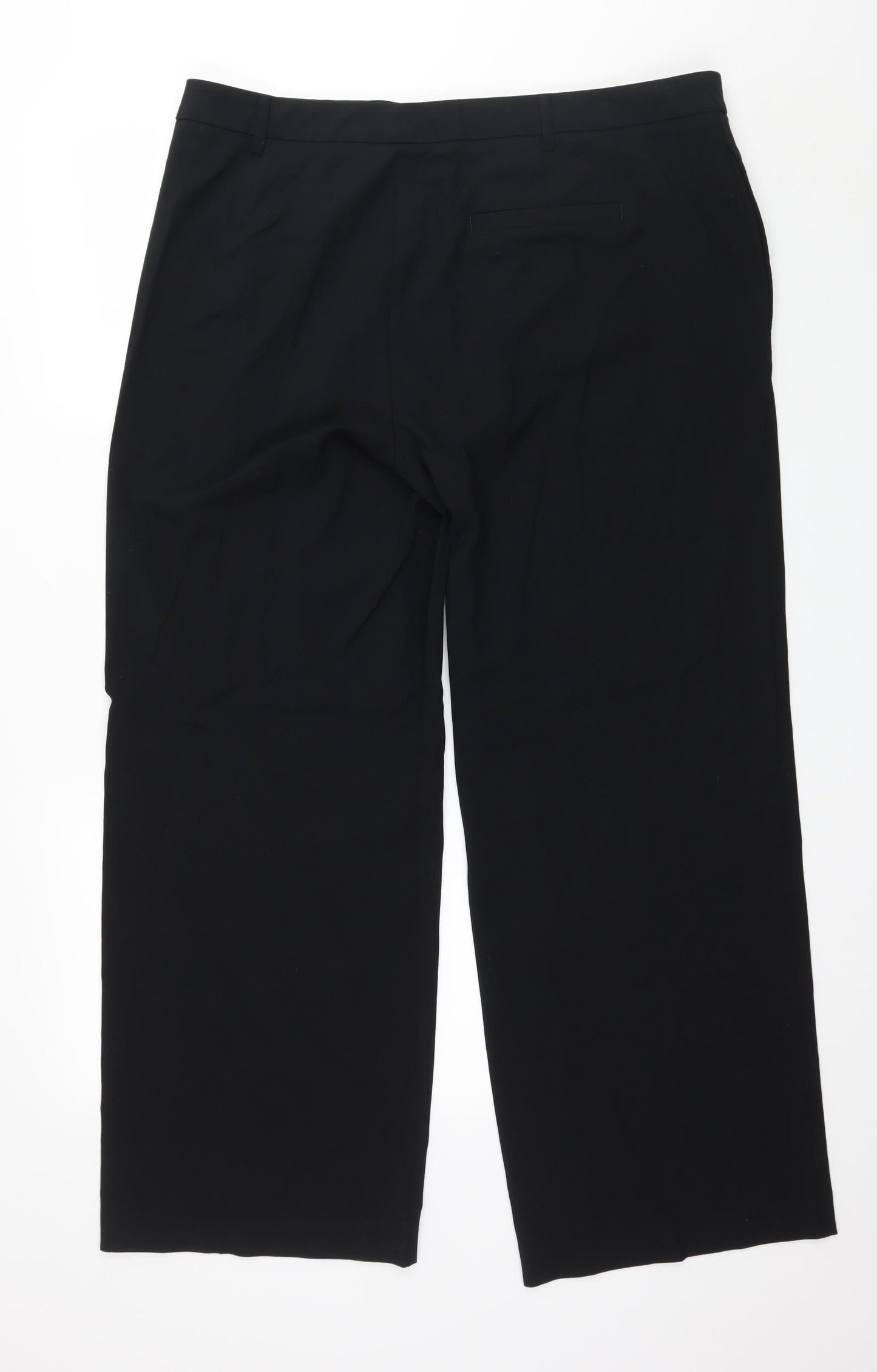 Marks and Spencer Womens Black   Trousers  Size 18 L29 in