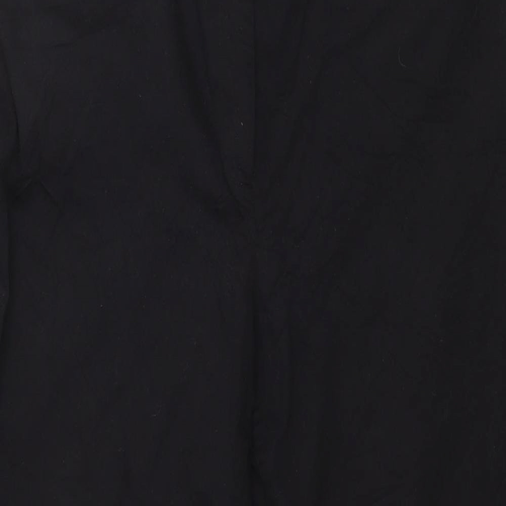 M&Co Womens Black   Trousers  Size 16 L22 in