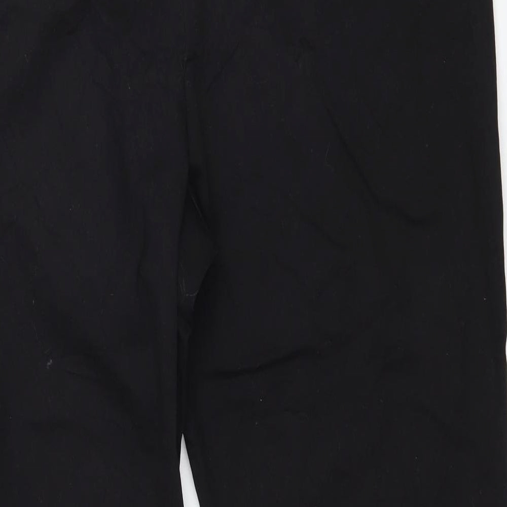 M&Co Womens Black   Trousers  Size 16 L22 in