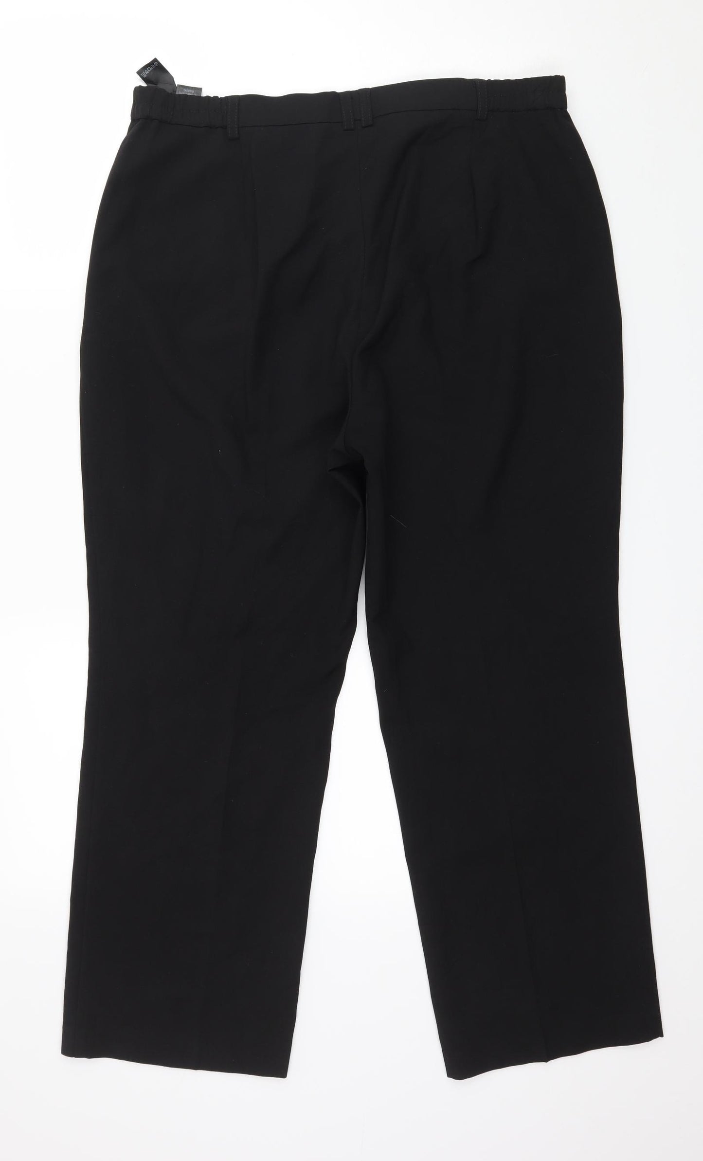 Marks and Spencer Womens Black   Trousers  Size 14 L27 in