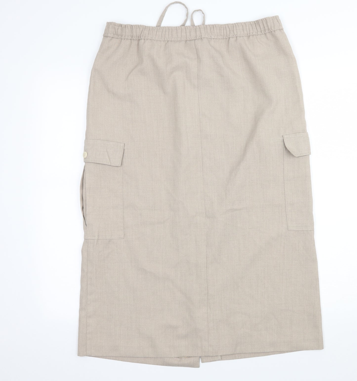 Design Essentials Womens Brown   Straight & Pencil Skirt Size 16