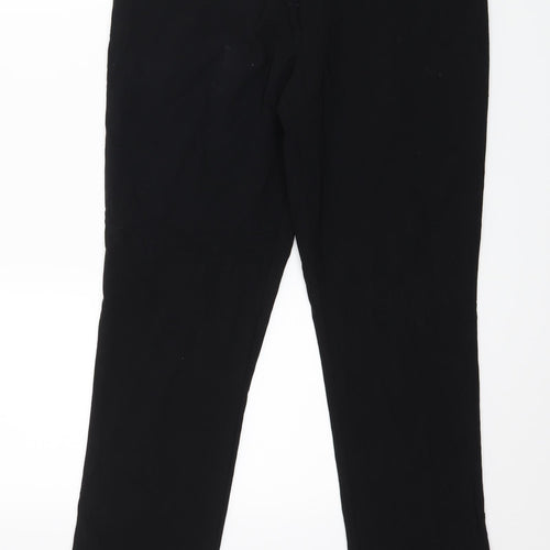 Papaya Womens Black   Trousers  Size 12 L28 in