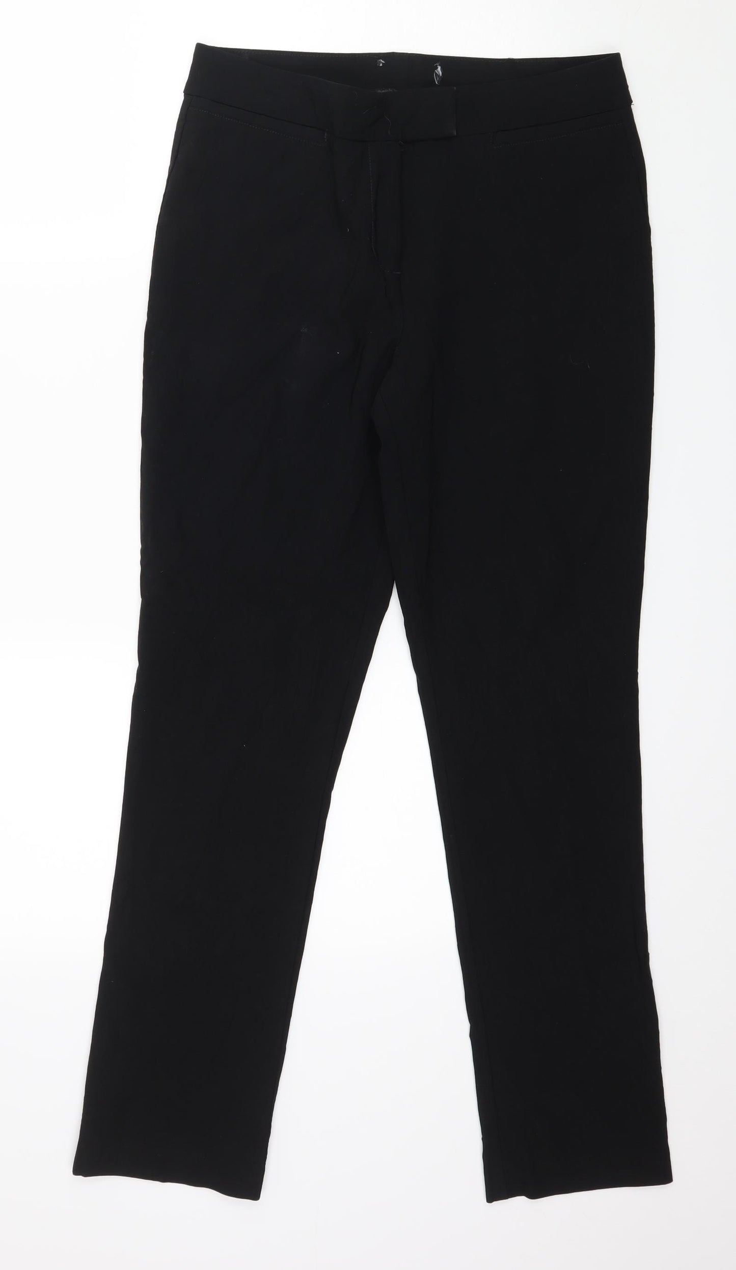 Papaya Womens Black   Trousers  Size 12 L28 in