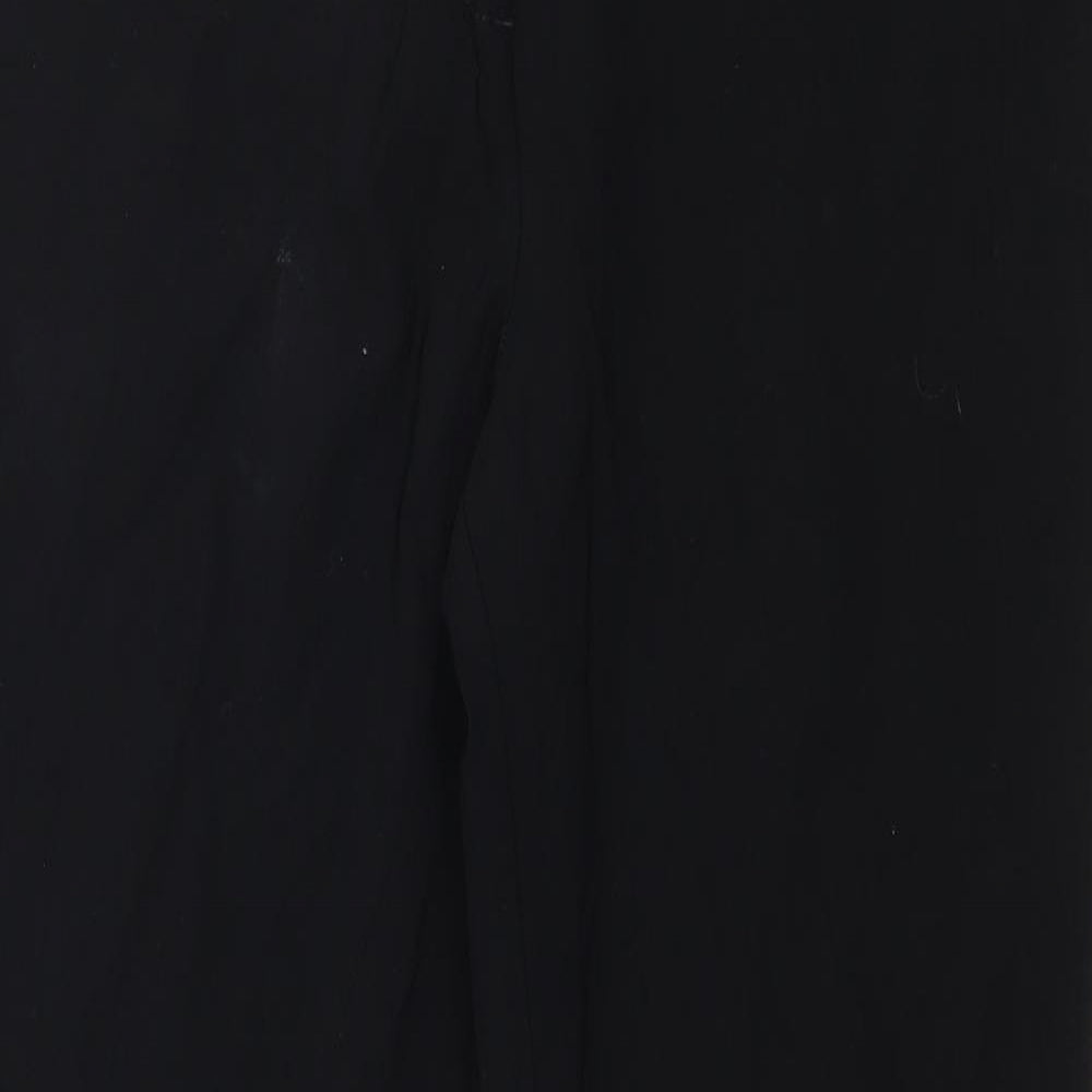 Papaya Womens Black   Trousers  Size 12 L28 in