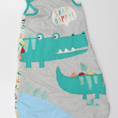 TU Baby Multicoloured Geometric Jersey Babydoll One Piece Size 6-9 Months  - Crocodile