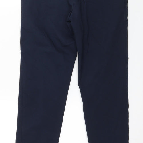 H&M Womens Blue   Trousers  Size 4 L24 in
