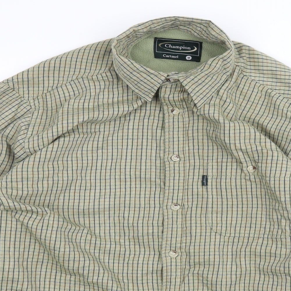 Champion Mens Green Check  Jacket  Size M  - Shirt Jacket