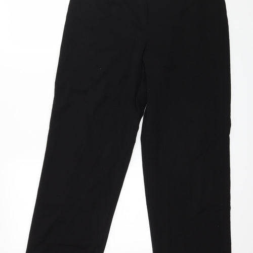 Preworn Womens Black   Trousers  Size 34 in L30 in