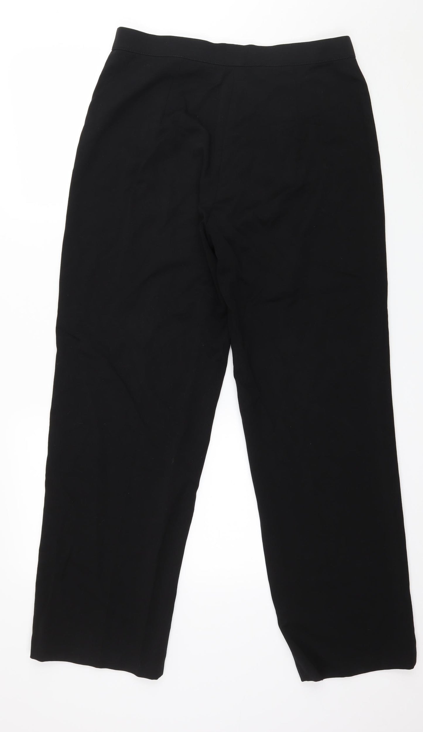 Preworn Womens Black   Trousers  Size 34 in L30 in