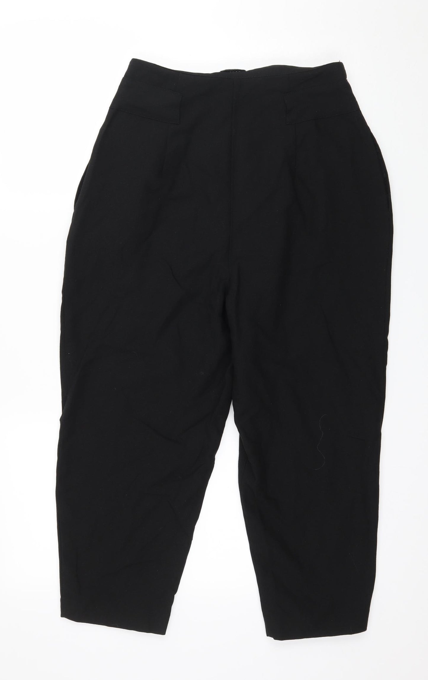 ASOS Womens Black   Trousers  Size 8 L21 in