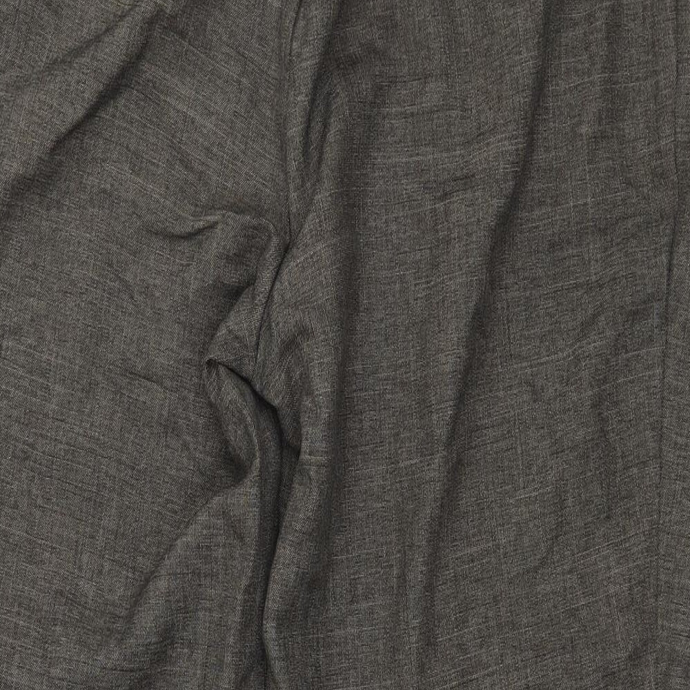 Marks and Spencer Womens Brown   Cropped Trousers Size 16 L26 in