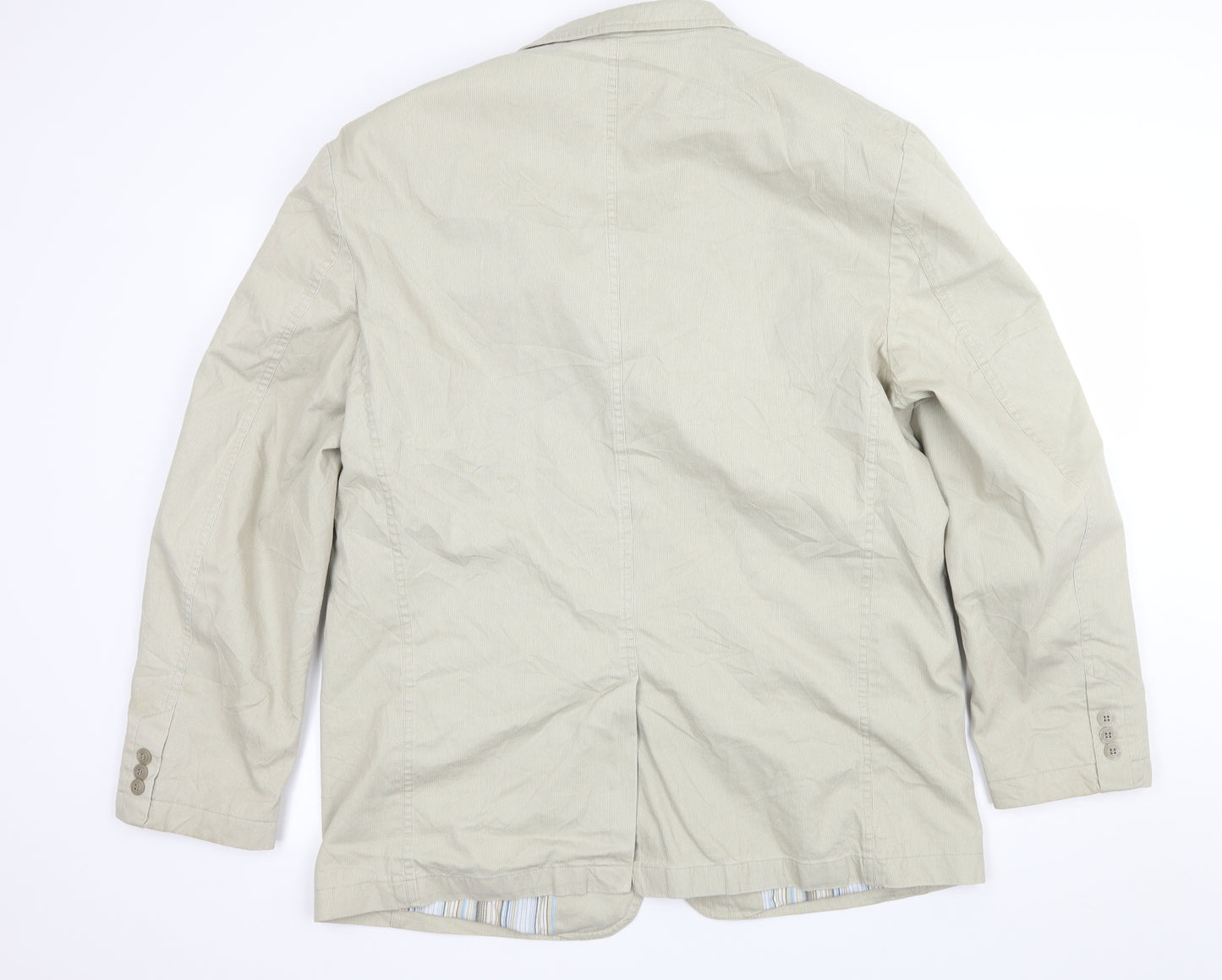 Blue Harbour Mens Ivory  Corduroy Jacket Suit Jacket Size L