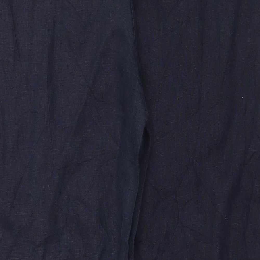 Per Una Womens Blue   Trousers  Size 18 L30 in