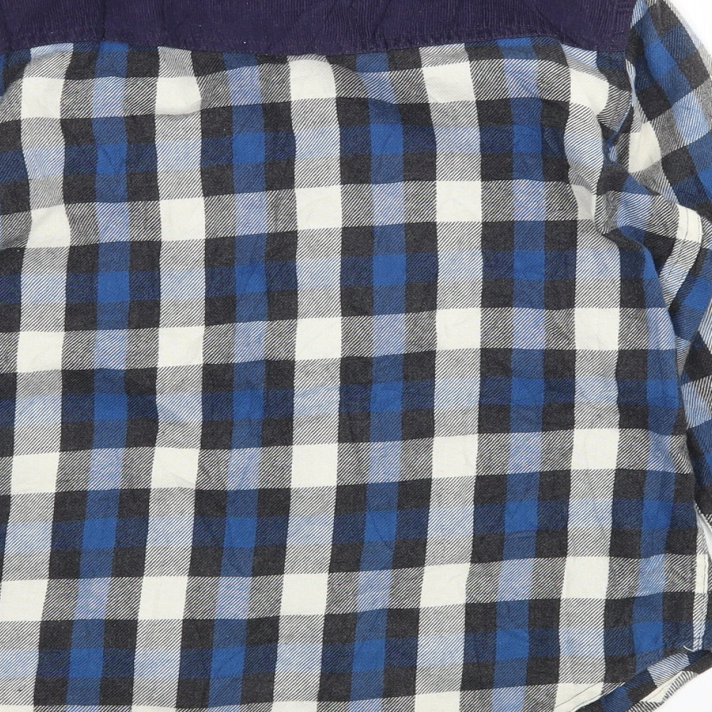 River Island Boys Blue Check  Basic Button-Up Size 10 Years