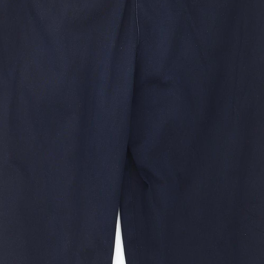 Wallis Womens Blue   Cropped Trousers Size 14 L23 in