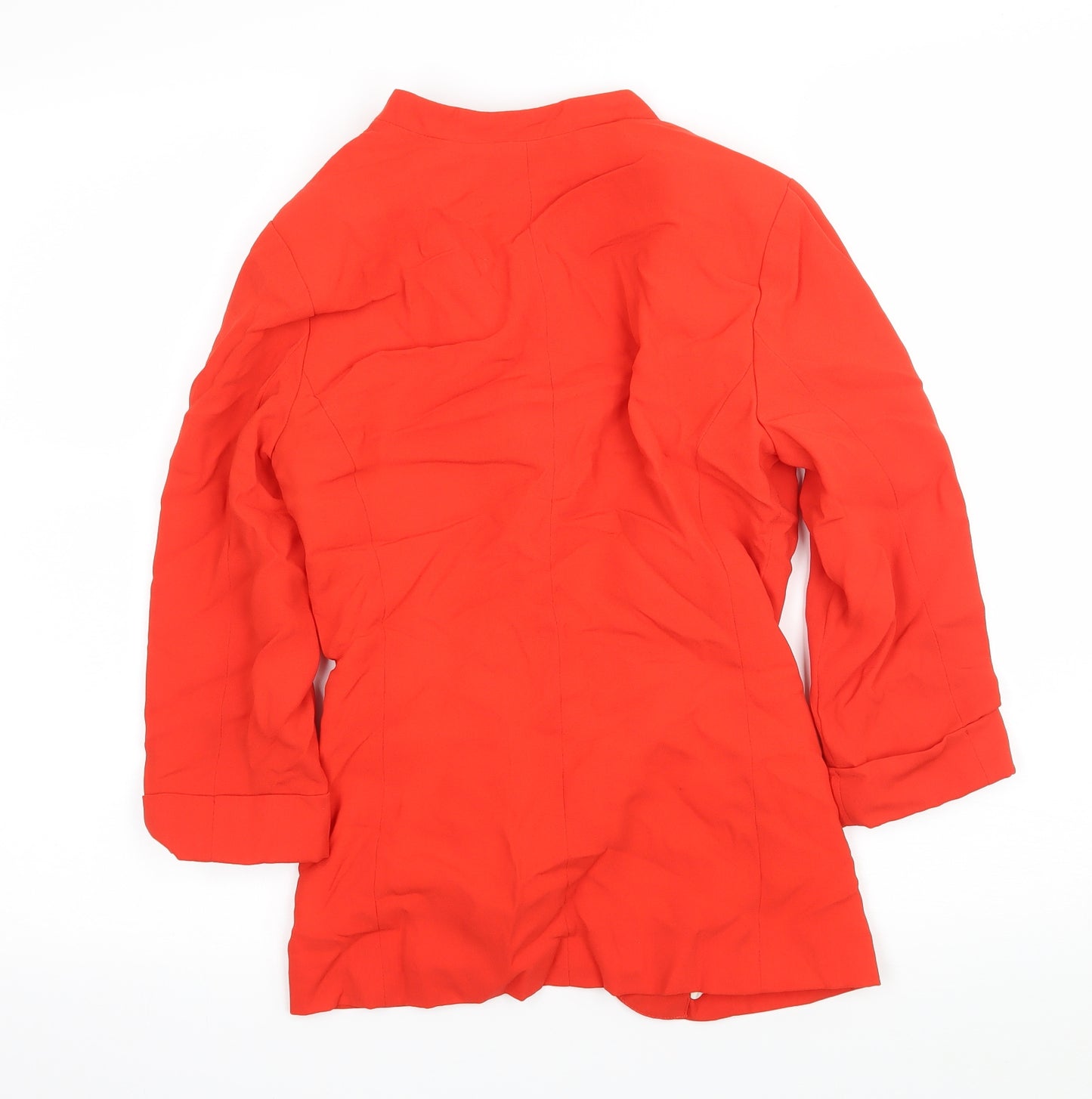 New Look Womens Red   Jacket Blazer Size 6