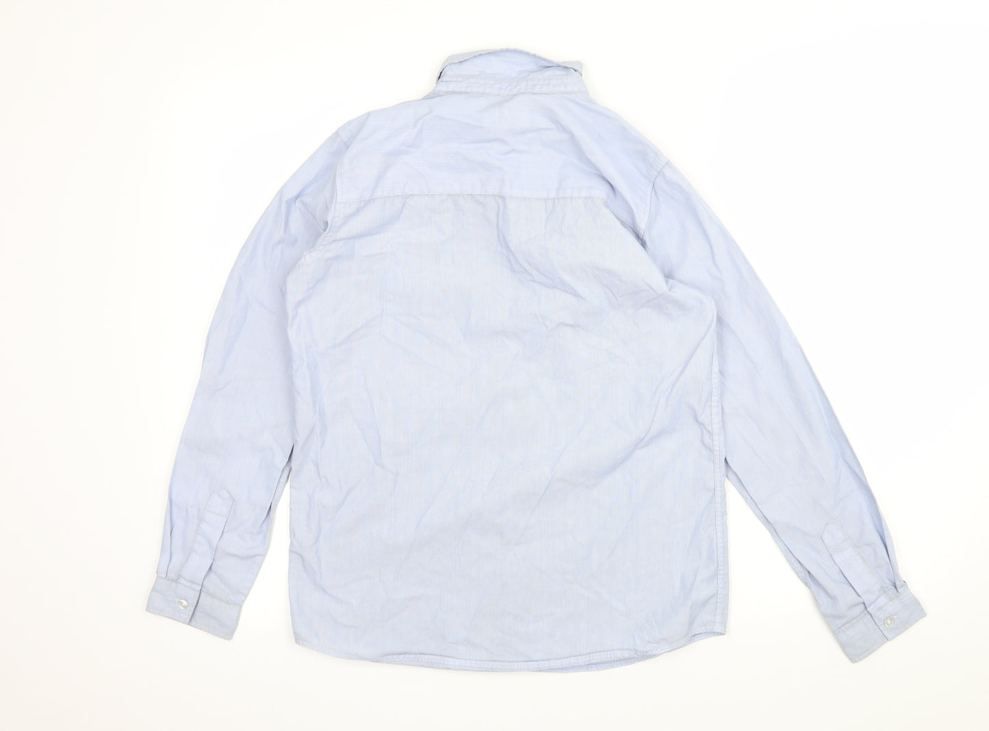 Matalan Boys Blue Striped  Basic Button-Up Size 13 Years