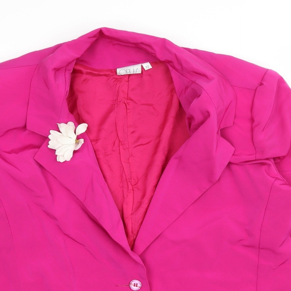 OPUS Womens Pink   Jacket Blazer Size 12
