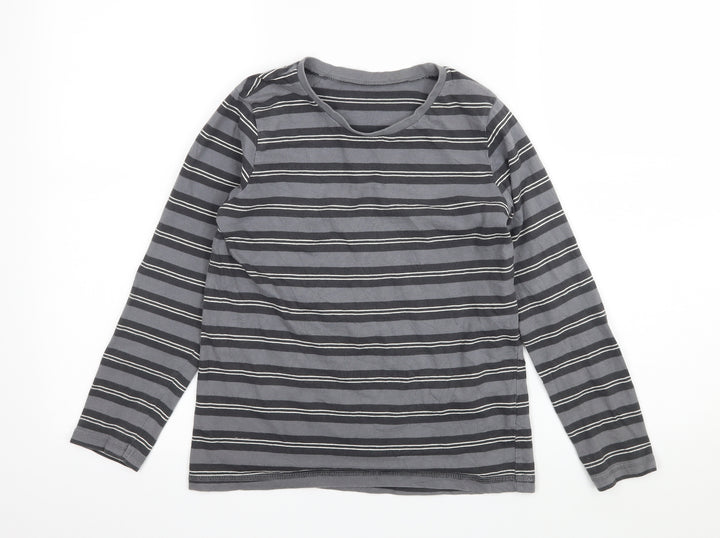 George Boys Grey Jersey Basic T-Shirt Size 10-11 Years