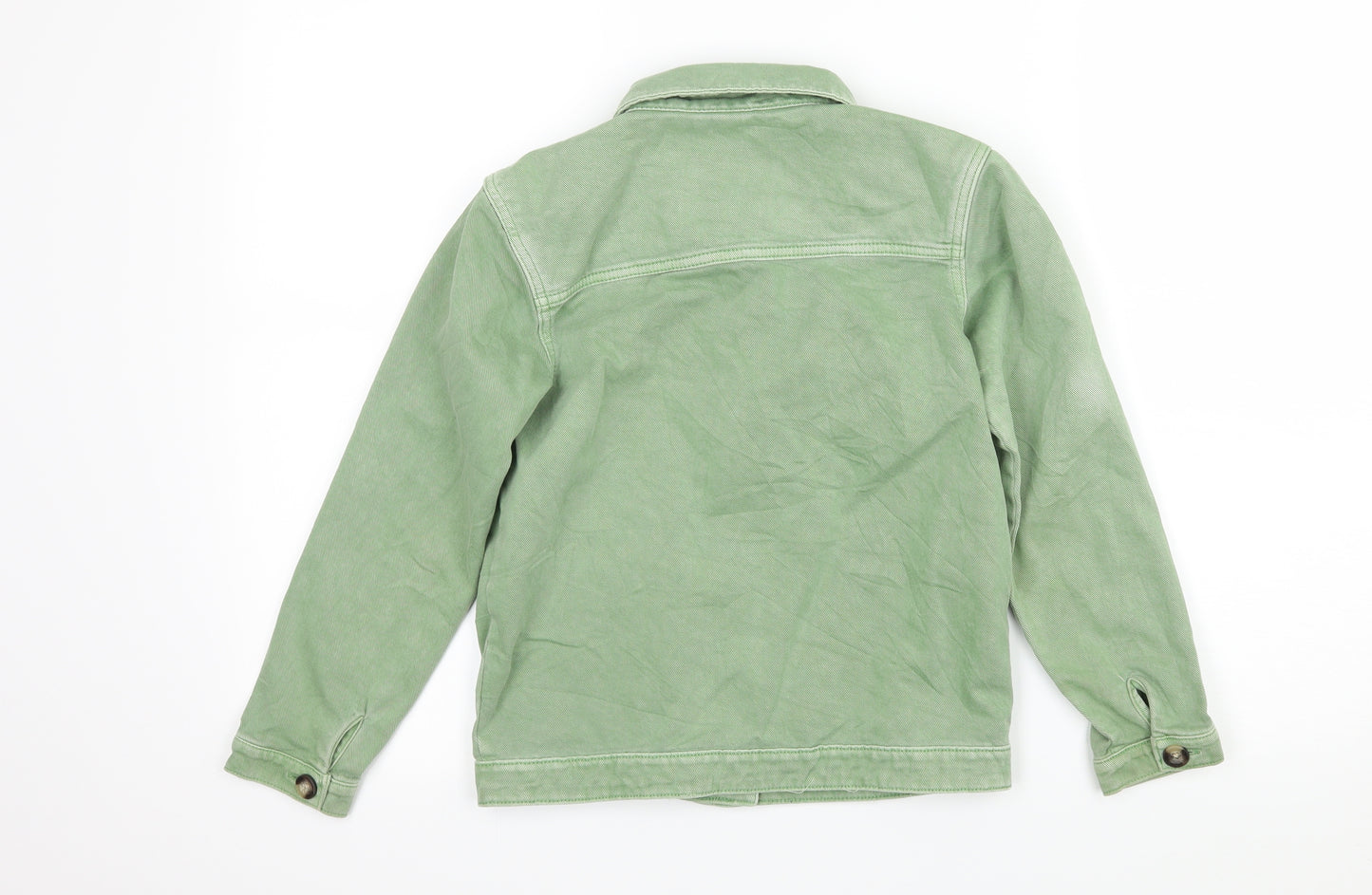 TU Girls Green  Denim Jacket  Size 9 Years