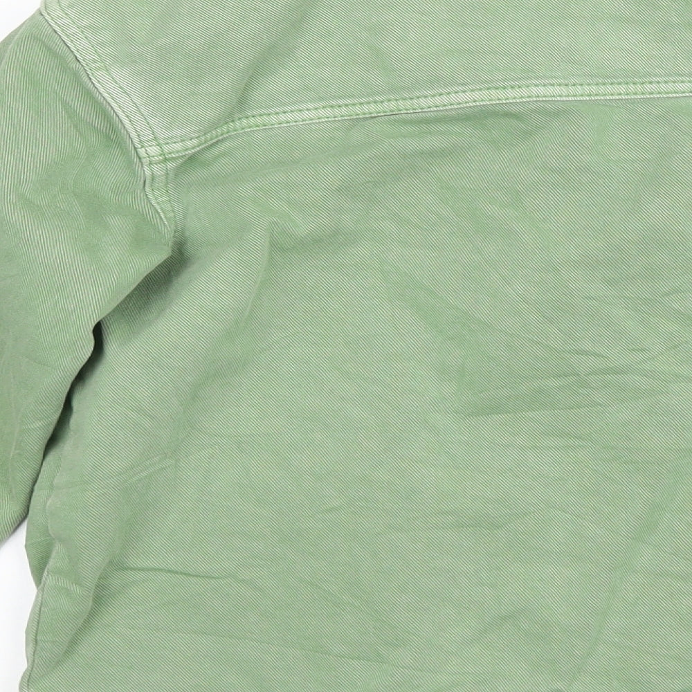 TU Girls Green  Denim Jacket  Size 9 Years