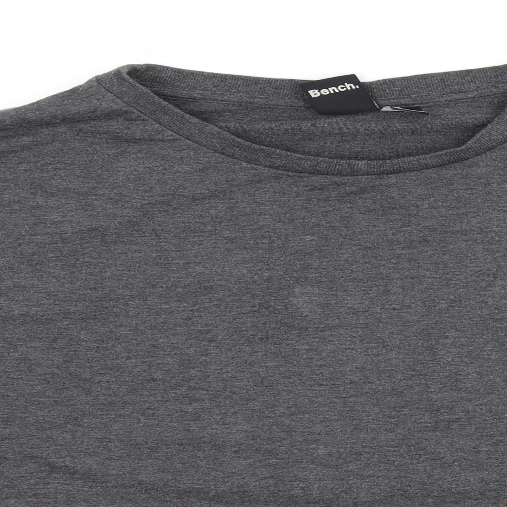 Bench Womens Grey  Jersey Pullover Sweatshirt Size L