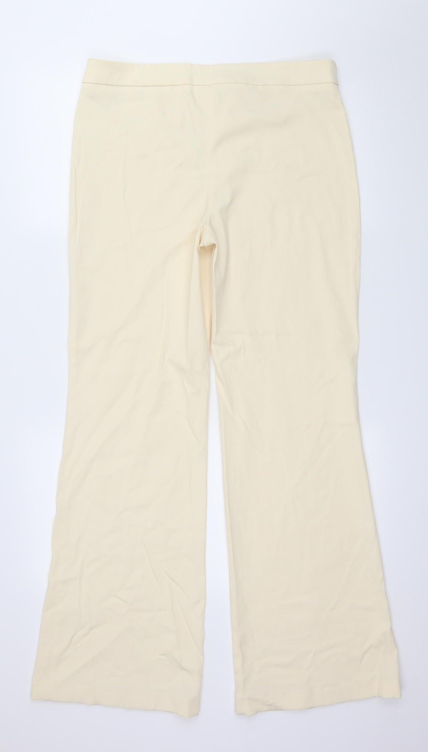 Morgan de Toi Womens Yellow   Trousers  Size 34 in L32 in