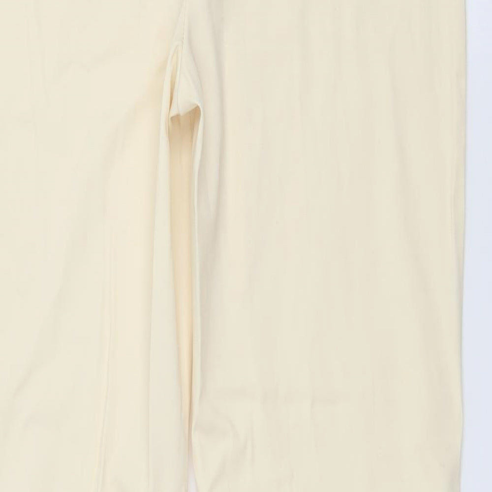 Morgan de Toi Womens Yellow   Trousers  Size 34 in L32 in